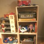 Easy toy storage using simple bins